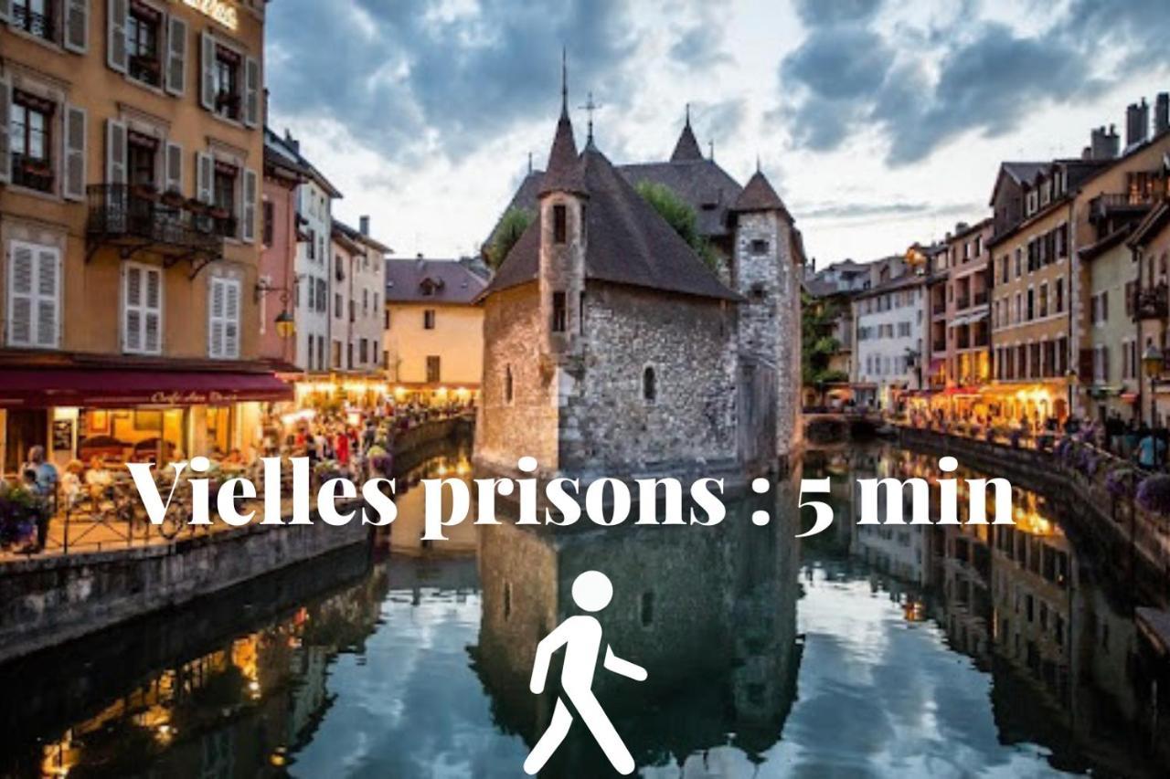 Le Duplex - Hyper Centre - Gare - Wifi - Netflix - Disney + Annecy Exterior photo